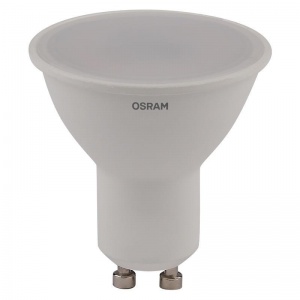 Лампа светодиодная Osram (7Вт, GU10, спот) теплый белый, 1шт.