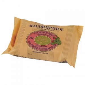 Мыло кусковое туалетное ЭФКО "Земляничное", 75г (4600699510291), 72шт.