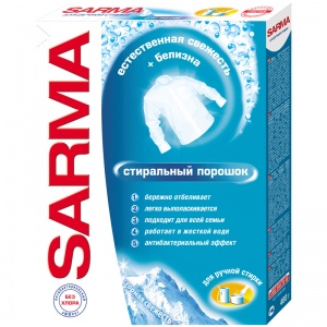 Стиральный порошок для ручной стирки Sarma, 400г (1406)